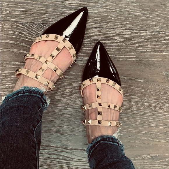 Shoes - LAST 1❗️✨LAUREN Studded Flat Mules